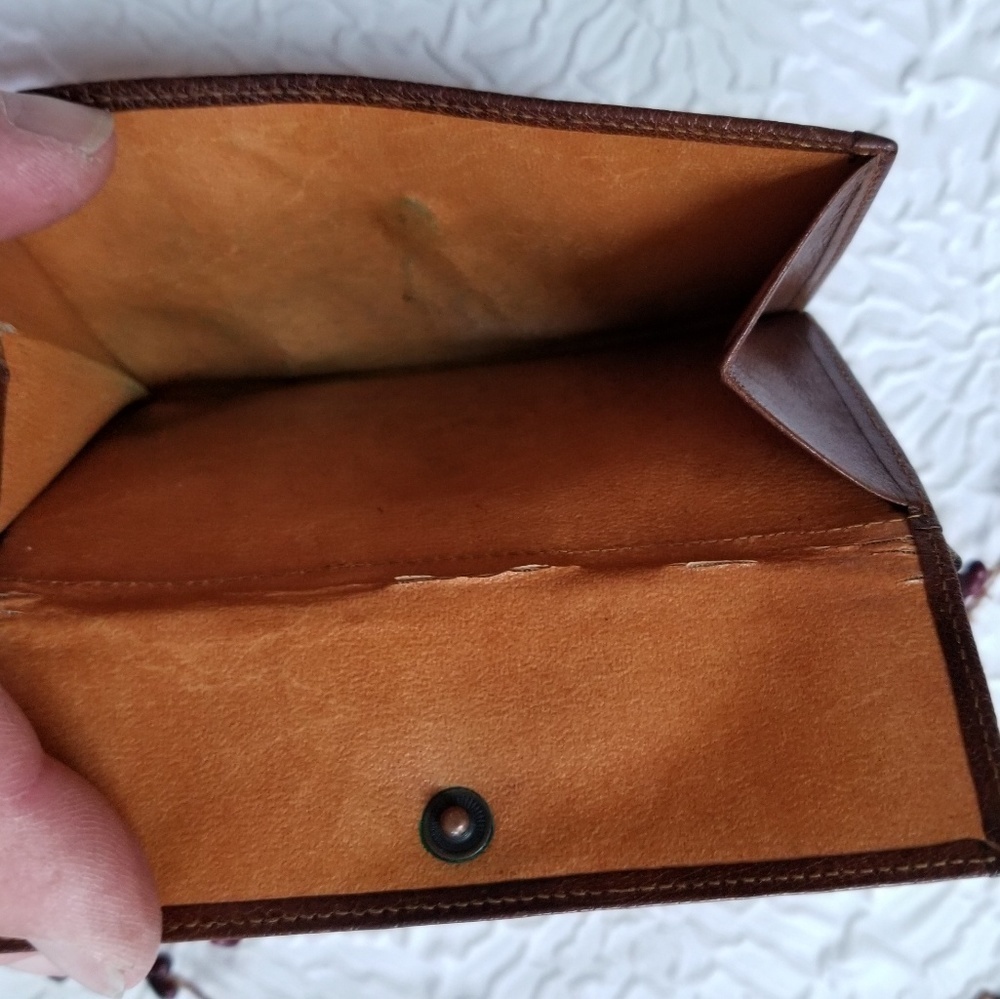 Lodis made in Spain Vintage Bifold Brown Wallet - Picture 8 of 8